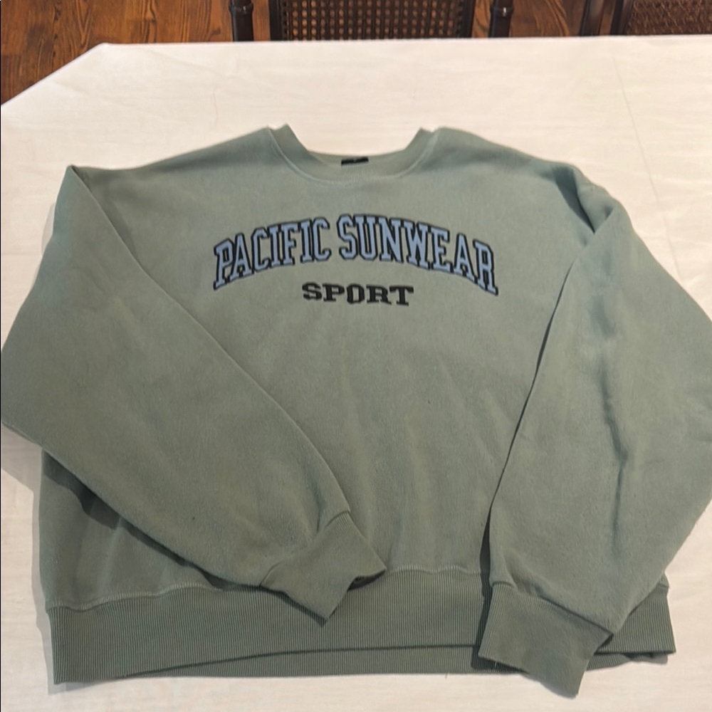 Pacific Sunwear Sport Green Men's Sweatshirt